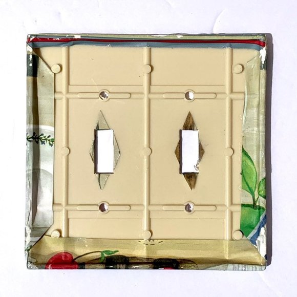 Country Apples Light Switch Plate Cover - double - Picture 2 of 2